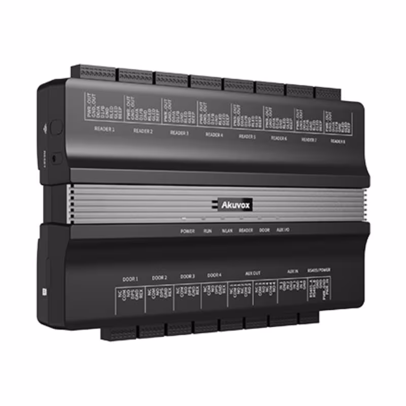 Akuvox A095S - Modulo controller di accesso 4 porte | 100.000 utenti | PoE | Wi-Fi