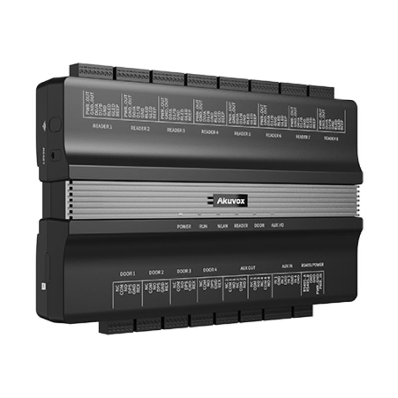 Akuvox A095S – Zugangskontrollmodul für 4 Türen | 100.000 Benutzer | PoE | WLAN