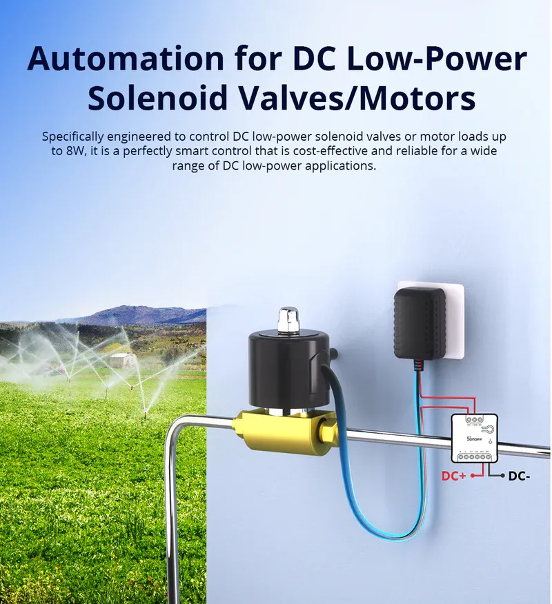 SONOFF MINI-D - Intelligentes WiFi-Modul mit potentialfreiem Kontakt und Matter