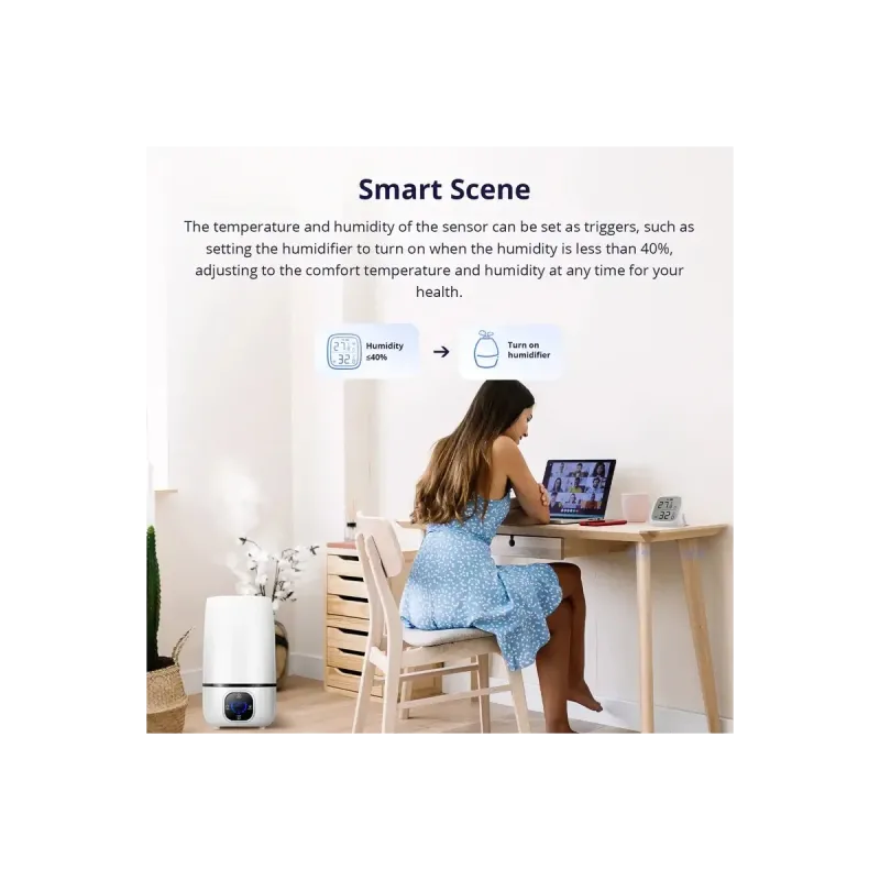 SONOFF SNZB-02D - Sensore Temperatura Umidità ZIGBEE Display LCD