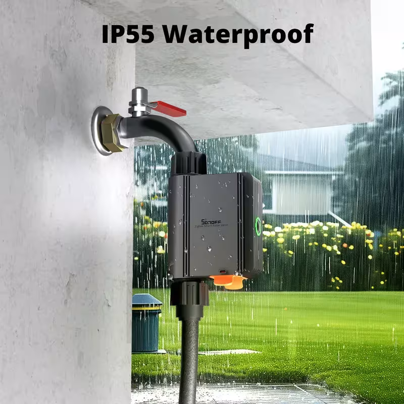 SONOFF SWV-BSP - Vanne d'eau intelligente Zigbee 3.0