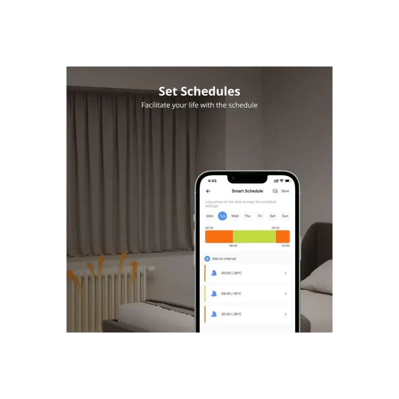 SONOFF TRVZB - Vanne Thermostatique Radiateur Intelligente Zigbee 3.0