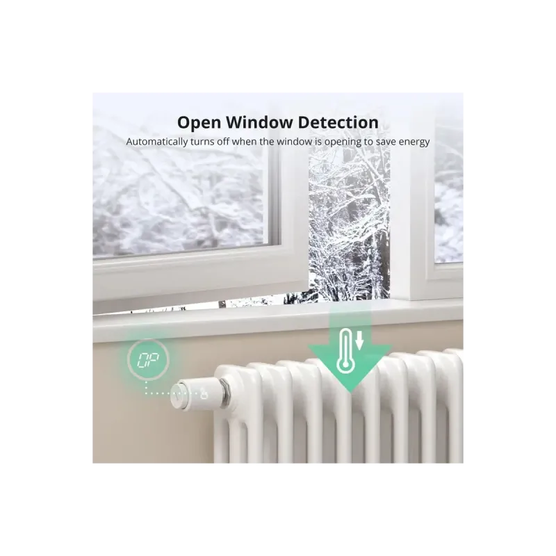SONOFF TRVZB - Valvola Termostatica Radiatore Intelligente Zigbee 3.0