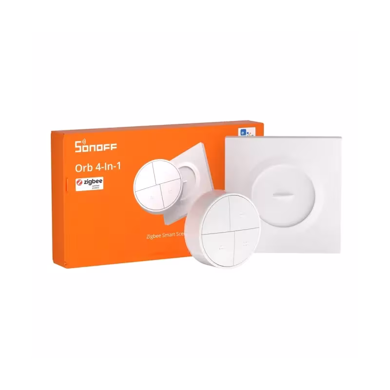 SONOFF SNZB-01M Orb 4-In-1 - Interrupteur de scène sans fil Zigbee 3.0 4 boutons