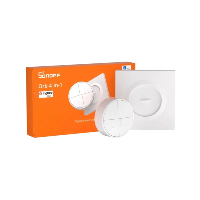 SONOFF SNZB-01M Orb 4-In-1 - Interruttore di scena wireless Zigbee 3.0 4 pulsanti