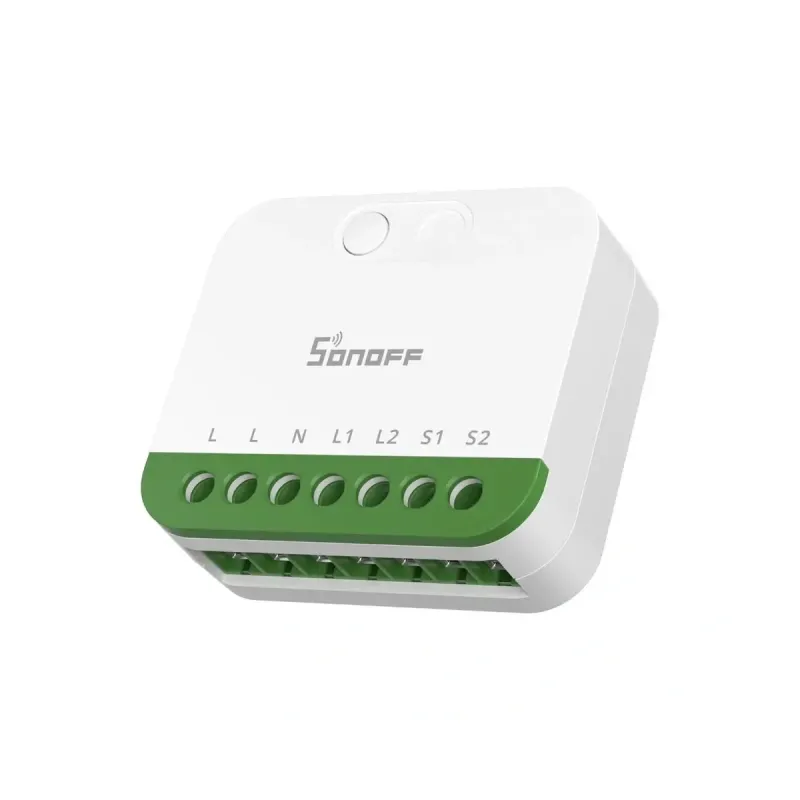 SONOFF MINI-2GS MINI DUO - Interruttore connesso doppio canale Matter Wi-Fi 16A