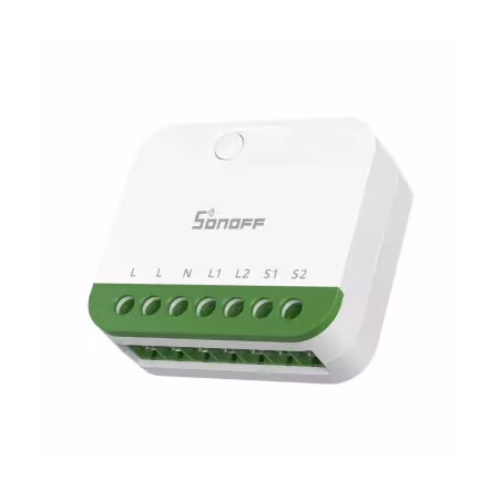 SONOFF MINI-2GS MINI DUO - Interrupteur connecté double canal Matter Wi-Fi 16A