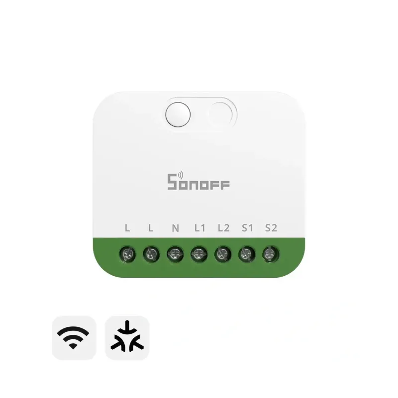 SONOFF MINI-2GS MINI DUO - Matter Wi-Fi Doppelkanal-Schalter 16A