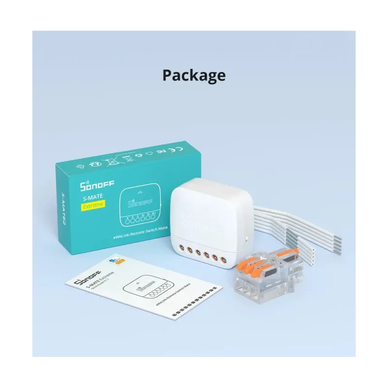 SONOFF S-MATE2 Switch Mate - Interfaccia wireless per interruttori a parete eWeLink-Remote