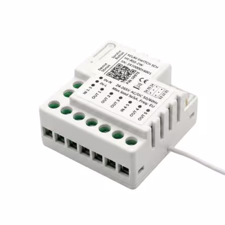 HELTUN HE-RS5-ZW - Module relais 5 canaux Z-Wave 5x5A