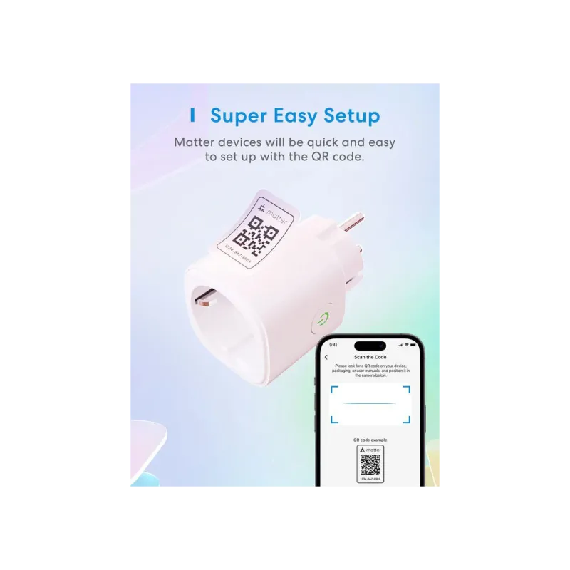 MEROSS MSS315MA - Matter Smart Plug with Energy Monitor