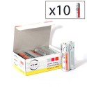 Enix - Boite 10 piles Alcaline AA NX 1,5V 3.4Ah