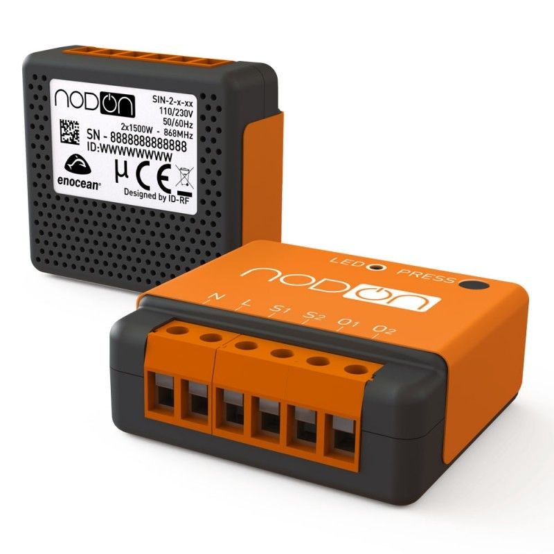 NodOn - Enocean In Wall Module double relay (SIN-2-2-00)