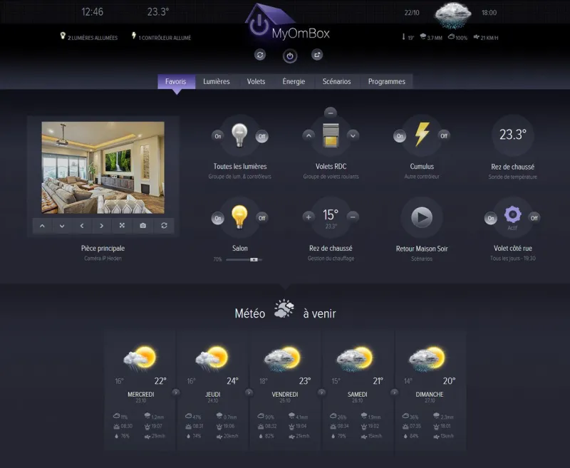 Connected object - Hausautomation Controller MyOmBox für MyHome, Legrand, Bticino