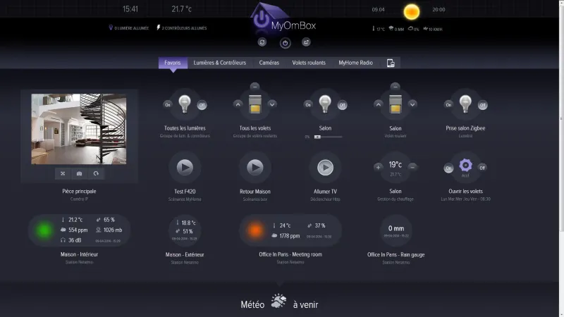 Connected object - Hausautomation Controller MyOmBox für MyHome, Legrand, Bticino