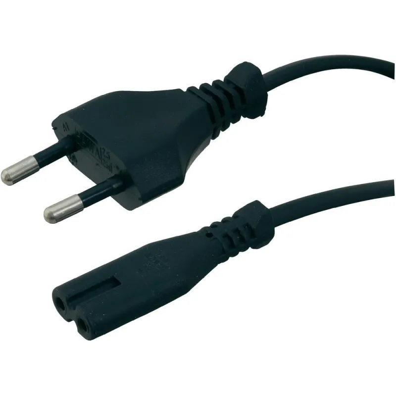 Câble d'alimentation suisse H03VVH2-F 2*0.75mm