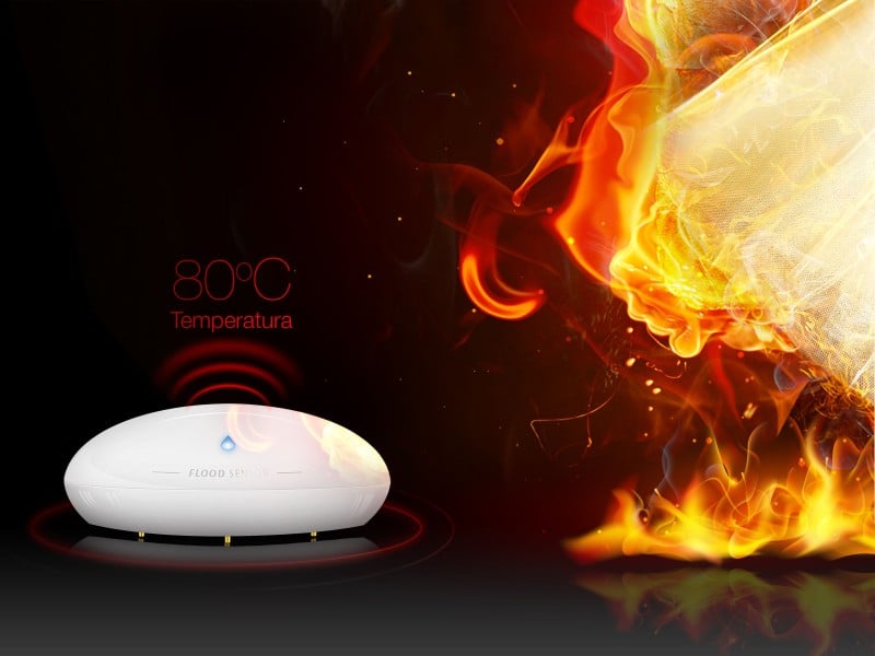 FIBARO - Détecteur d'inondation Z-Wave+ FGFS-101-ZW5 (FIBARO Flood Sensor)