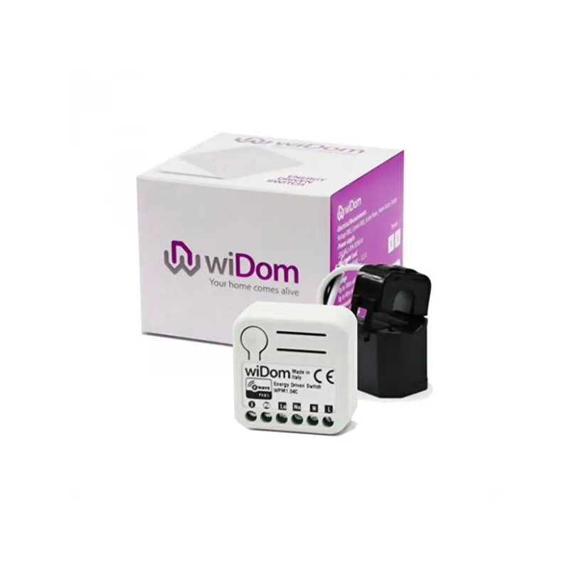 WiDom - Z-Wave+ Flush 1 relay with energy meter (Energy Driven Switch version C)