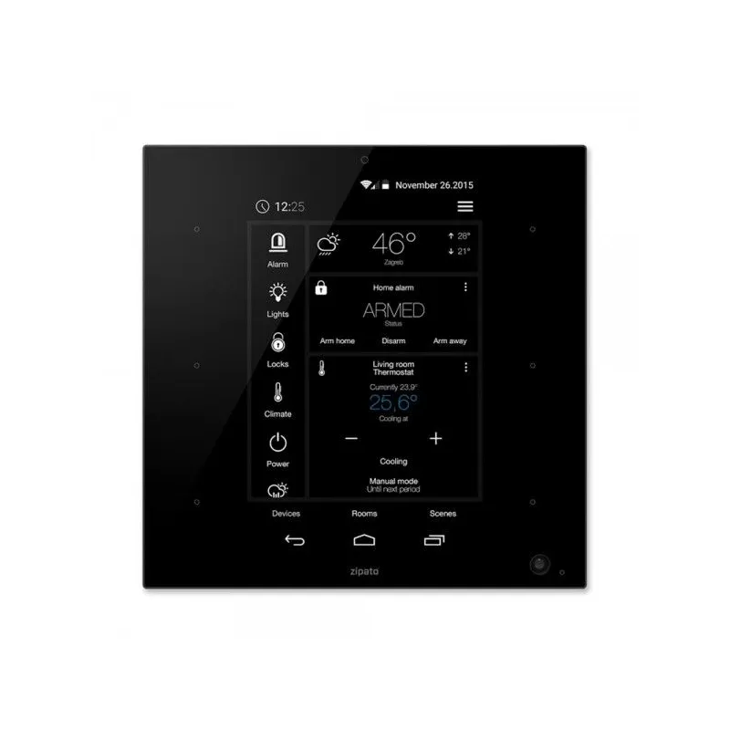 Zipato - Zigbee & Z-Wave+ Home Control System Zipatile - Schwarz