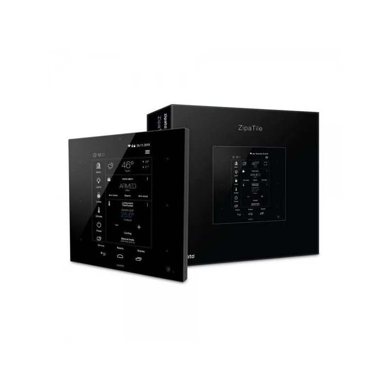 Zipato - Zigbee & Z-Wave+ Home Control System Zipatile - Schwarz