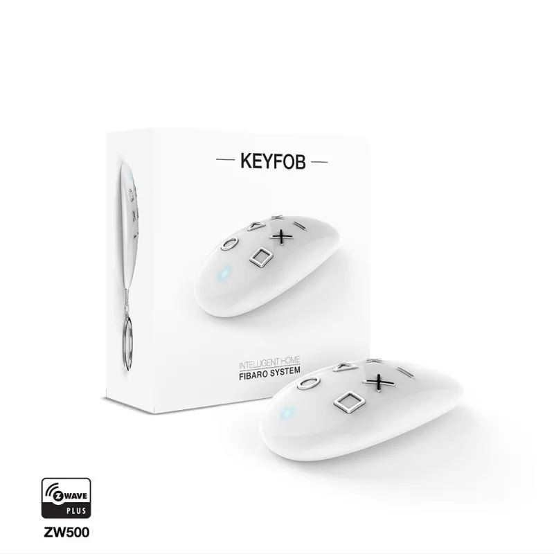 FIBARO - Télécommande porte-clés Z-Wave+ FGKF-601 (FIBARO KeyFob)