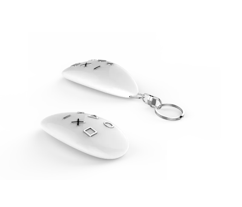 FIBARO - Télécommande porte-clés Z-Wave+ FGKF-601 (FIBARO KeyFob)