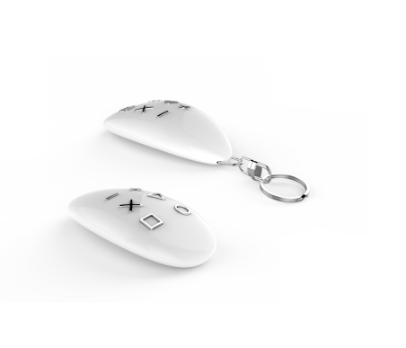FIBARO - Télécommande porte-clés Z-Wave+ FGKF-601 (FIBARO KeyFob)