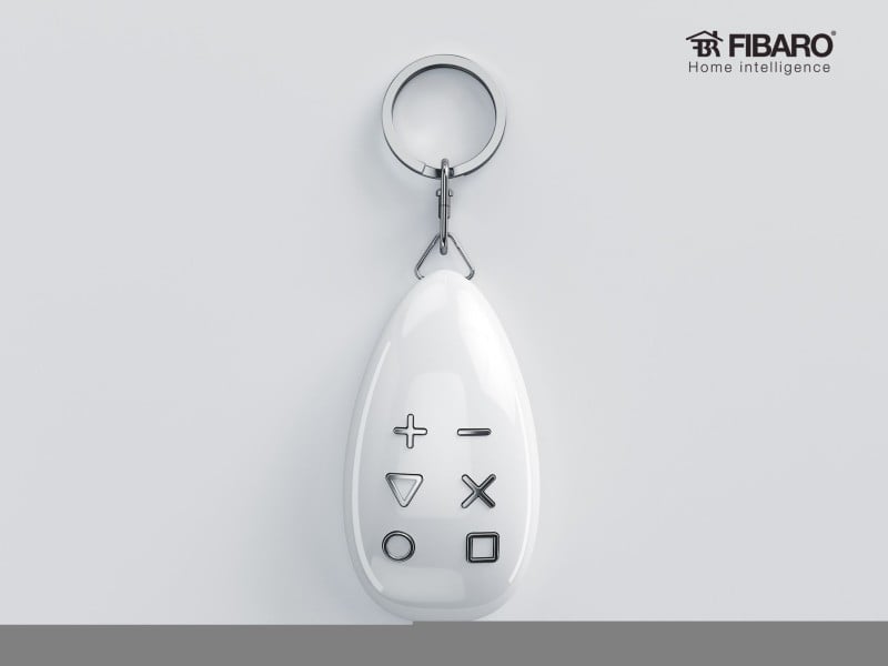 FIBARO - Telecomando portachiavi Z-Wave+ FGKF-601 (FIBARO KeyFob)