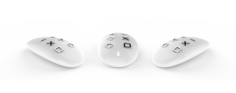 FIBARO - Telecomando portachiavi Z-Wave+ FGKF-601 (FIBARO KeyFob)