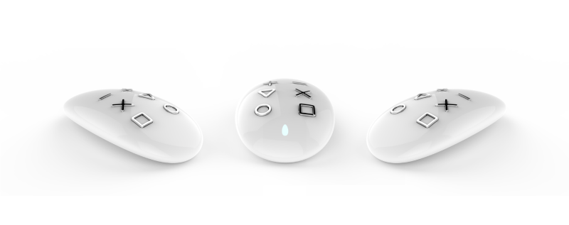 FIBARO - Télécommande porte-clés Z-Wave+ FGKF-601 (FIBARO KeyFob)