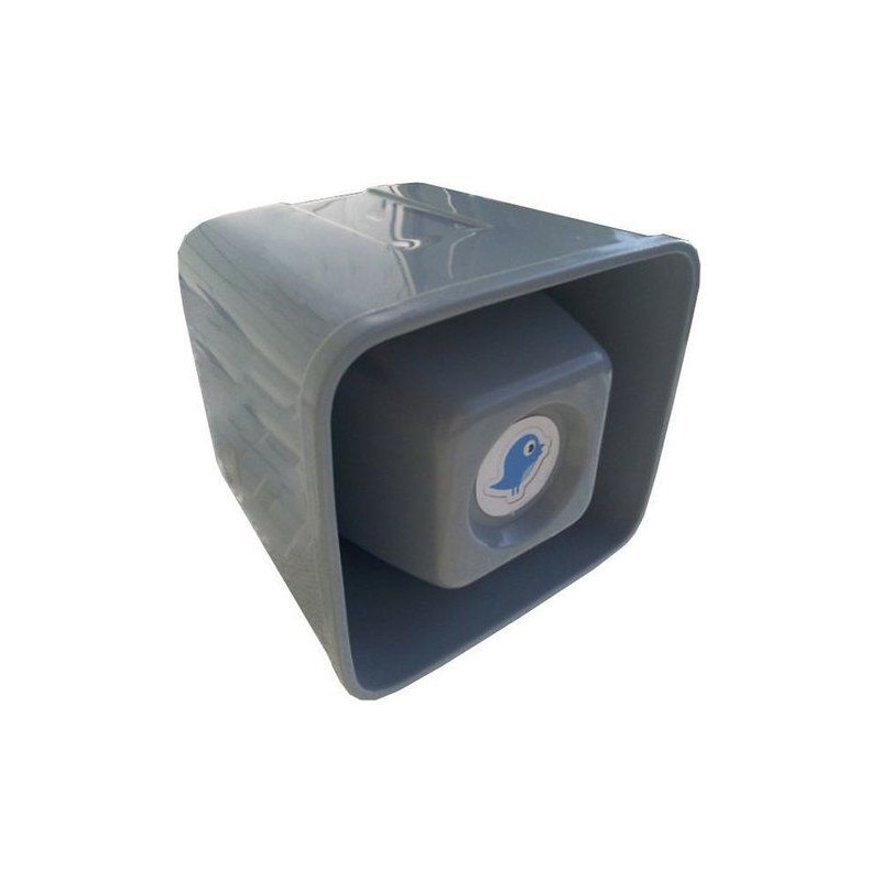 DoorBird - Combi altoparlante del corno / sirena A001 per BirdGuard (incl. amplificatore all'interno del BirdGuard), 100dB