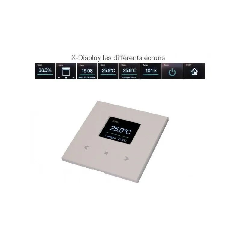 GCE Electronics - Multifonction control screen X-DISPLAY for IPX800 V4 (White)