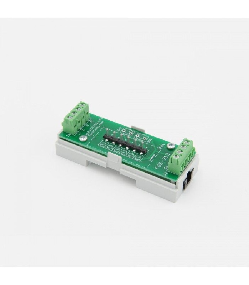 Eutonomy - Adaptateur euFIX DIN pour Fibaro FGS-213 / FGBHS-213 (sans boutons)