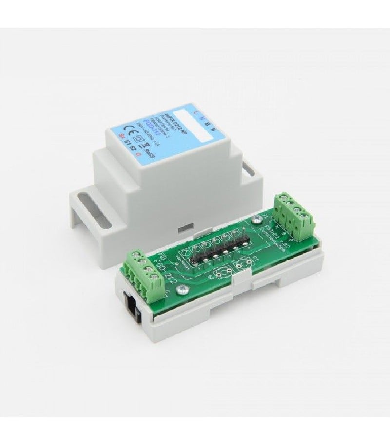 Eutonomy - Adaptater euFIX DIN for Fibaro FGD-212 (without push-buttons)