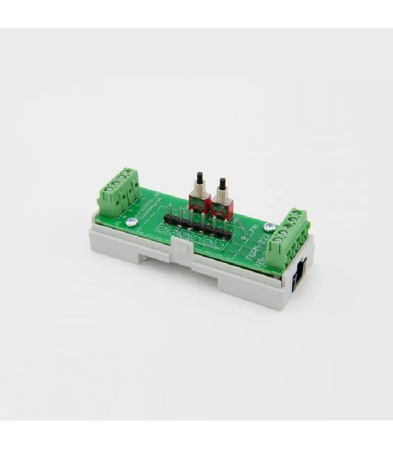 Eutonomy - Adaptateur euFIX DIN pour Fibaro FGR-222 (avec boutons)