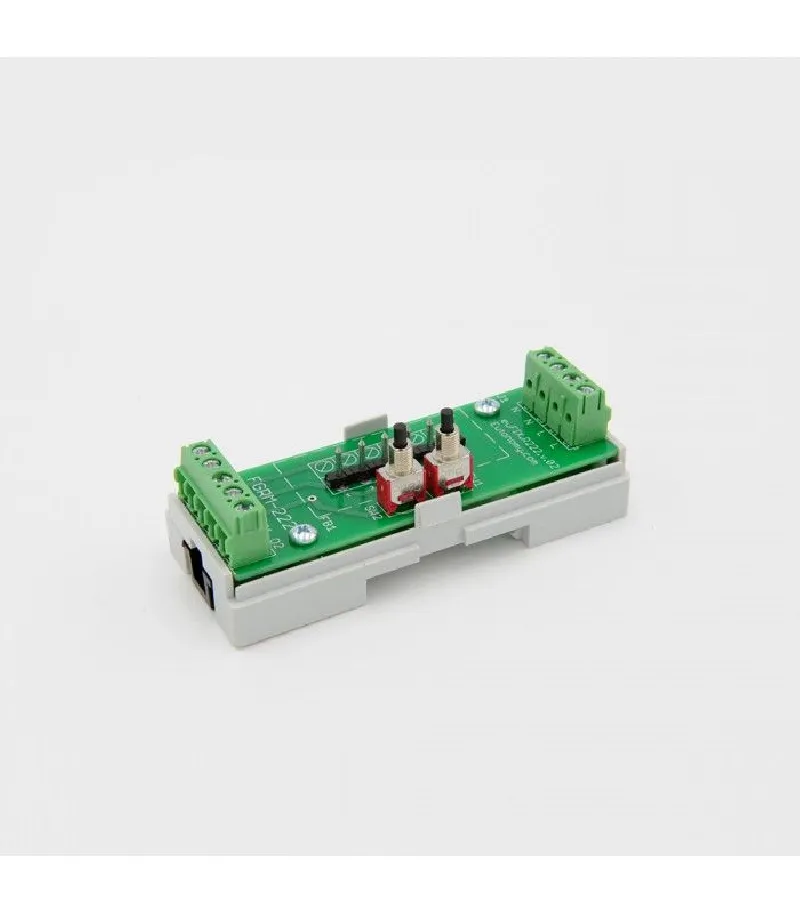 Eutonomy - Adaptateur euFIX DIN pour Fibaro FGR-222 (avec boutons)