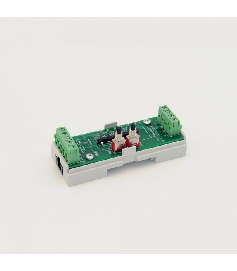 Eutonomy - Adaptater euFIX DIN for Fibaro FGS-222 (with push-buttons)