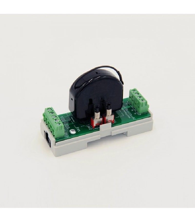 Eutonomy - Adaptater euFIX DIN for Fibaro FGS-222 (with push-buttons)