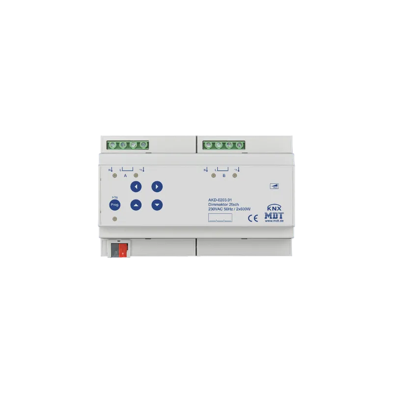 MDT - Actionneur et variateur 4 canaux, 8SU MDRC, 250W, 230VAC