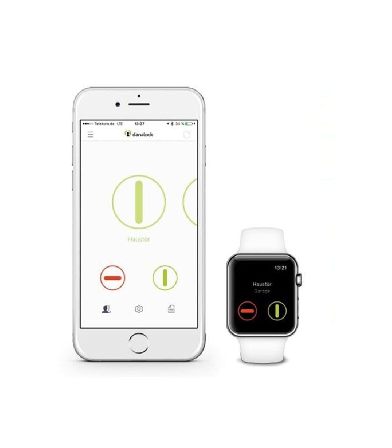 POLY-CONTROL - Serrure motorisée Danalock V3 Homekit + cylindre EU