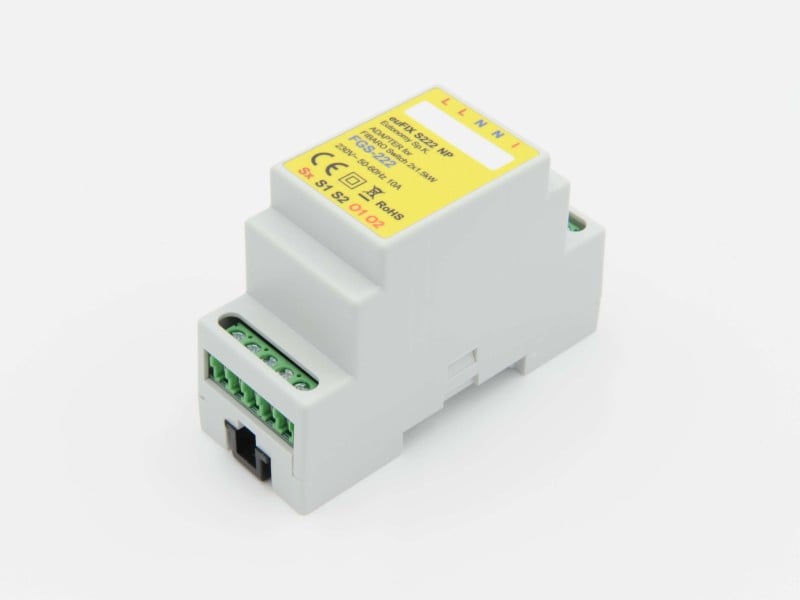 Eutonomy - Adaptater euFIX DIN for Fibaro FGS-222 (without push-buttons)
