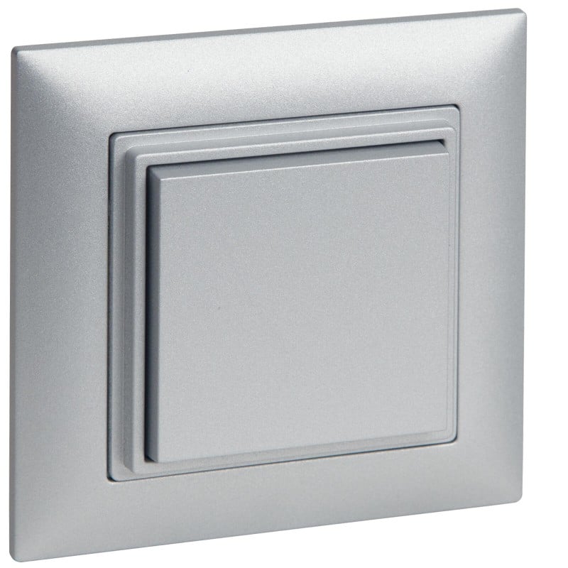 OMNIO - Wall mounted transmitter 4-channels WS-CH-102 (silver without marking)