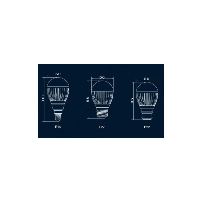 Ampoule LED 6W E14 dimmable Blanc chaud - CREE - Econergyworld