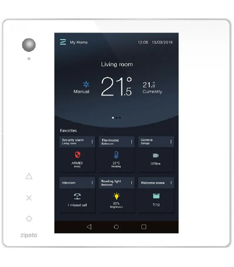 Zipato - Z-Wave+ & BLE Home Control System Zipatile 2 - White