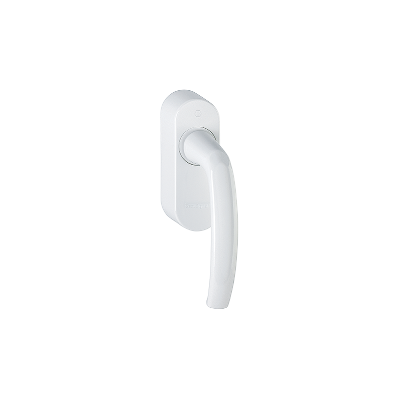 Hoppe - EnOcean Window handle SecuSignal Aluminium + Secusik + VarioFit (White)