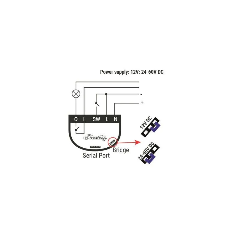 SHELLY - 1 Circuit WiFi Relay Switch (Shelly 1)