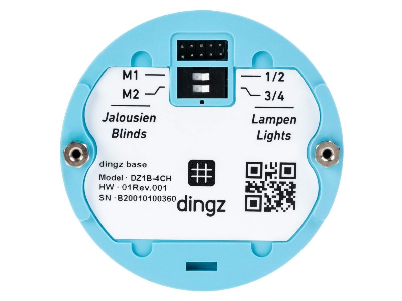 Dingz - Interruttore Wifi multifunzione «dingz Plus» con rilevatore di movimento (bianco)