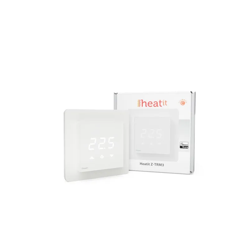 Thermofloor - Thermostat Z-Wave+ Heatit Z-TRM3fx 3600W 16A, weiss
