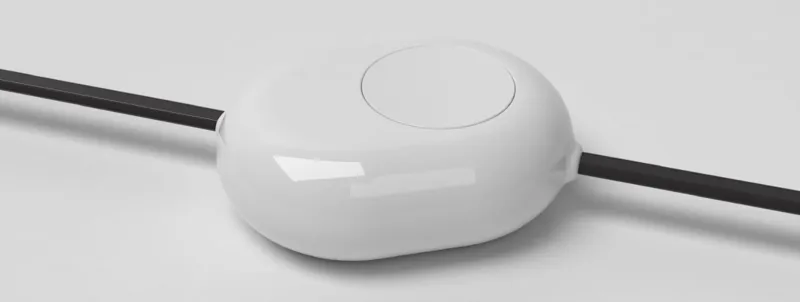 Shelly - Custodia per Shelly 1/PM (Button nero)