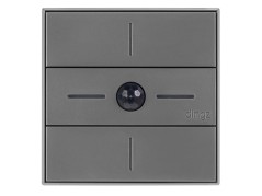 Dingz - Interrupteur Wifi multifonction «dingz Plus» avec détecteur de mouvement (gris foncé)